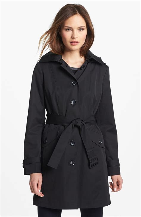 michael kors trench coat in nordstrom|Michael Kors water resistant jacket.